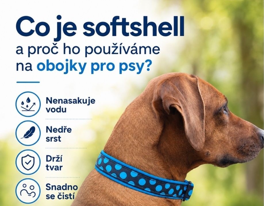 Softshellový obojek pro psa vysvětlení
